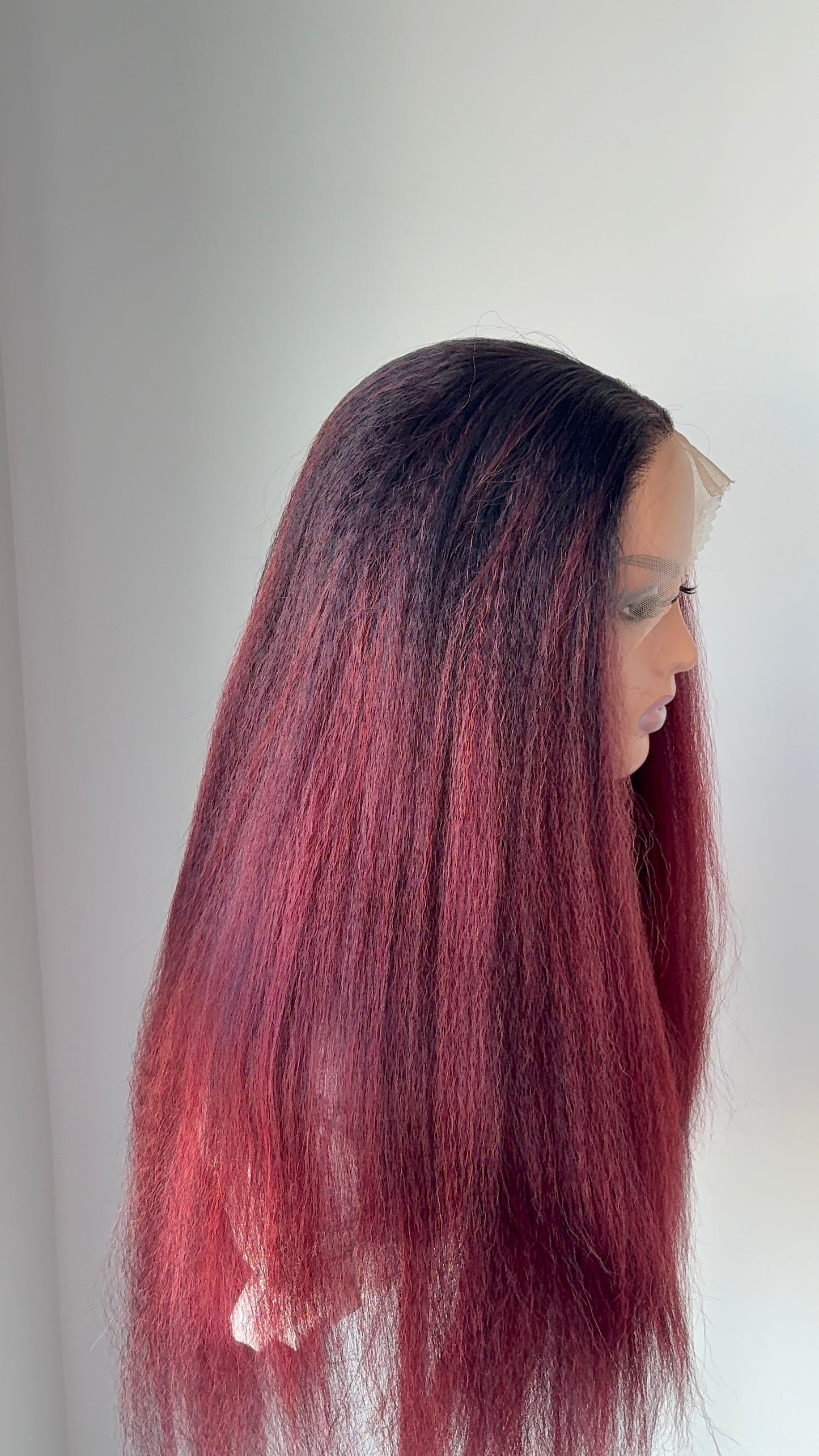 Crimson silk