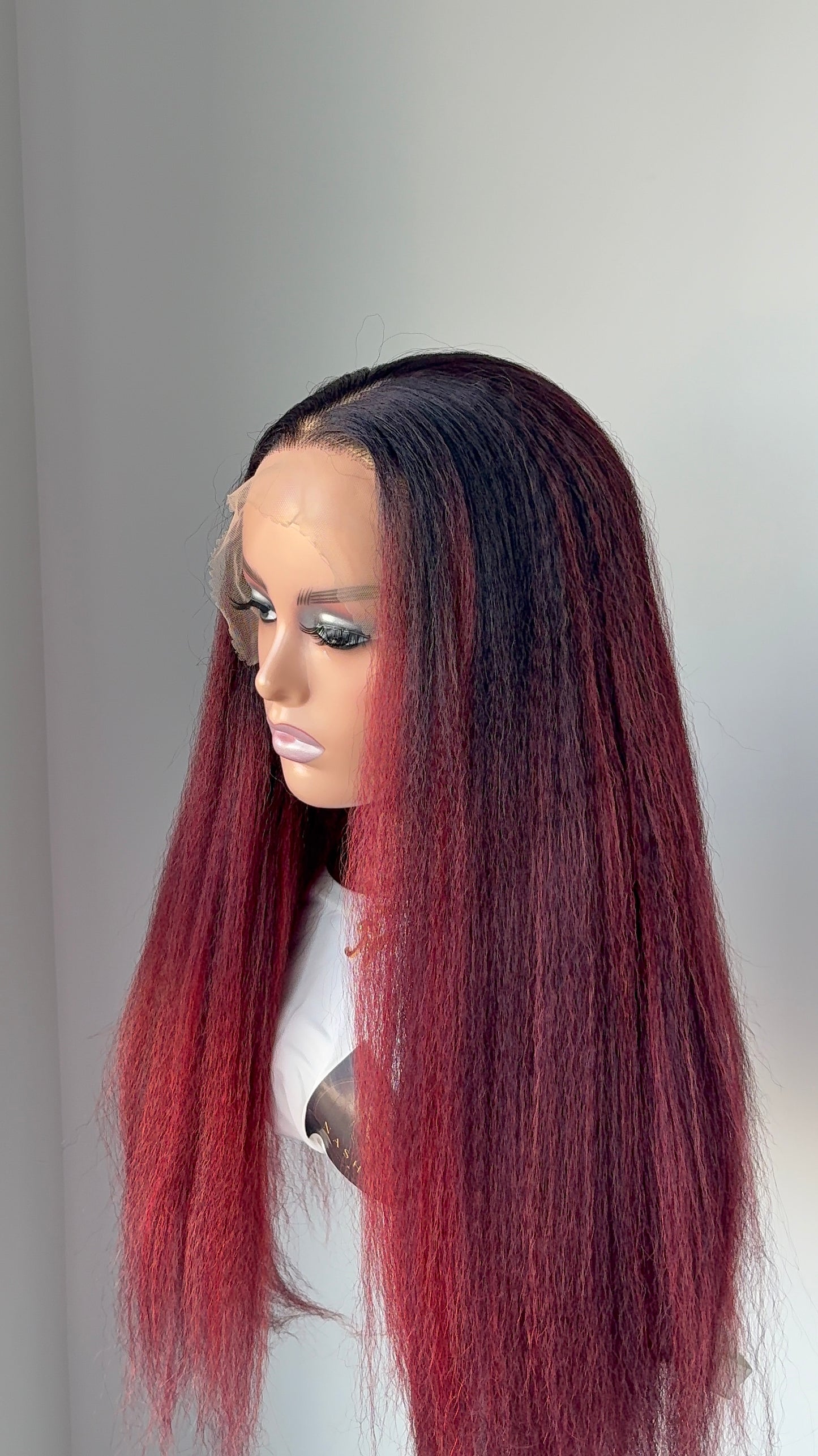 Crimson silk