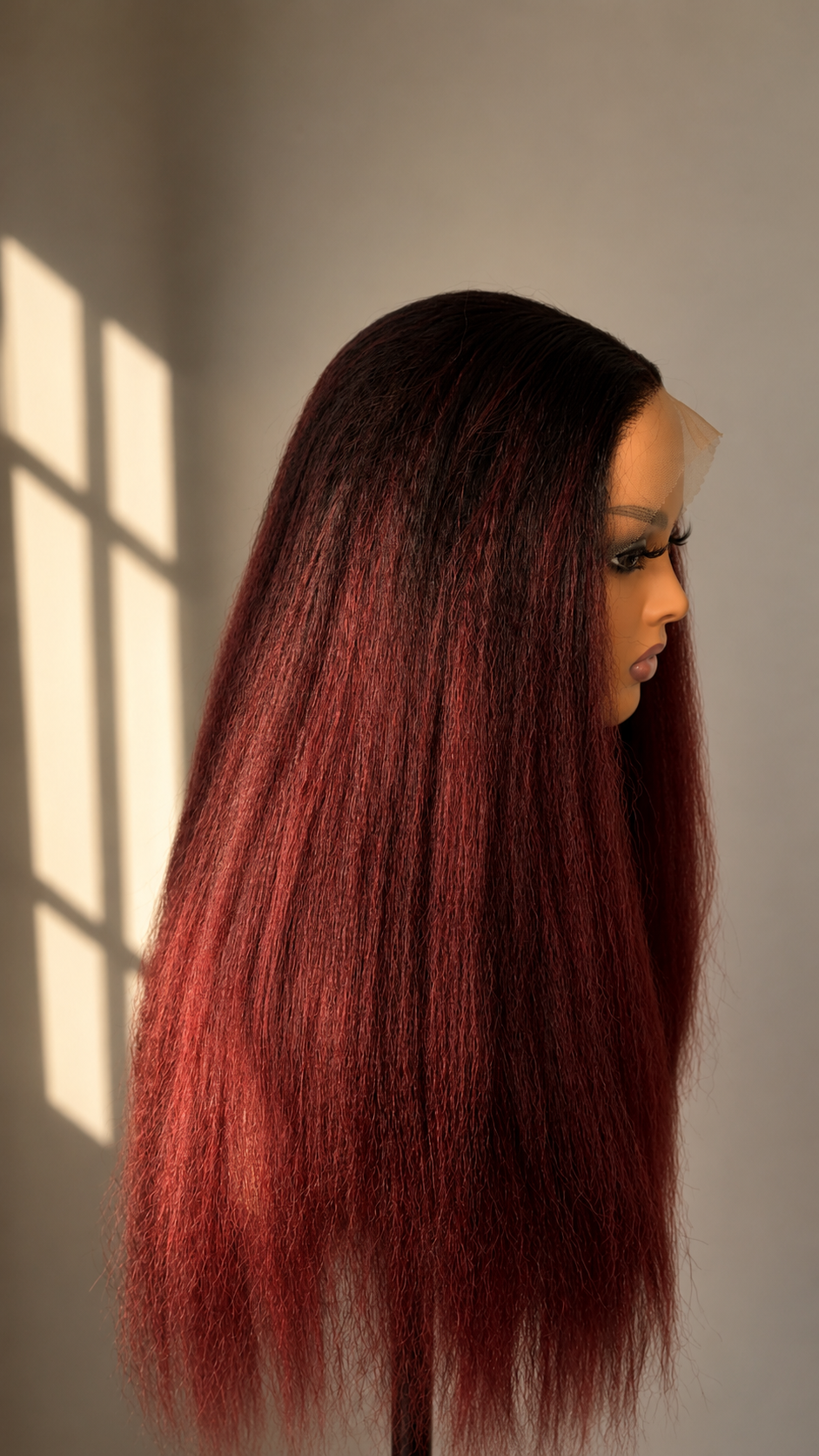 Crimson silk