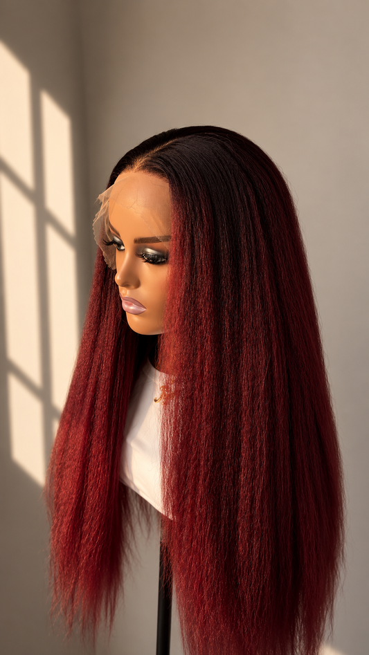 Crimson silk